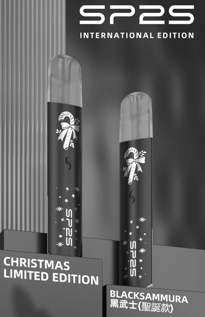 SP2S 國際版 聖誕限定主機 鹿頭雪花立體浮雕工藝 幻彩LED 呼吸燈條 完美兼容一代煙彈 Type-C 閃充 台灣現貨秒發:圖片 6